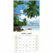 Mead Paradise Monthly Wall Calendar - Monthly - 12 Month - January 2027 to December 2027 - 12" x 12" Sheet Size - 1.37" x 1.56" Block - Wall Mount