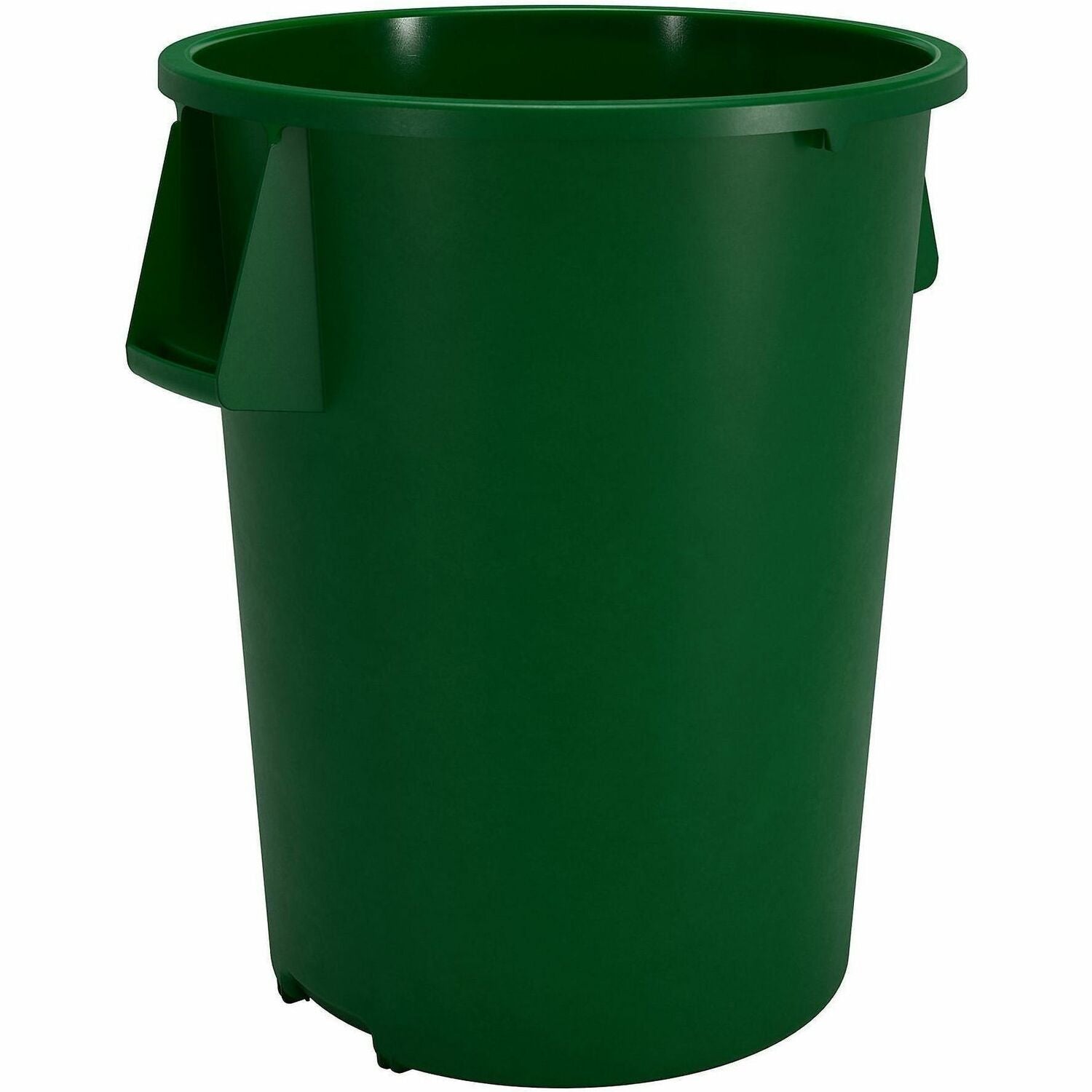 Sparta Bronco Round Waste Containers - Open Top - 44 gal Capacity - Round - Manual - 31.6" Height x 24.2" Width x 24.2" Depth - Plastic, Linear Low-Density Polyethylene (LLDPE) - Green - 1 Each