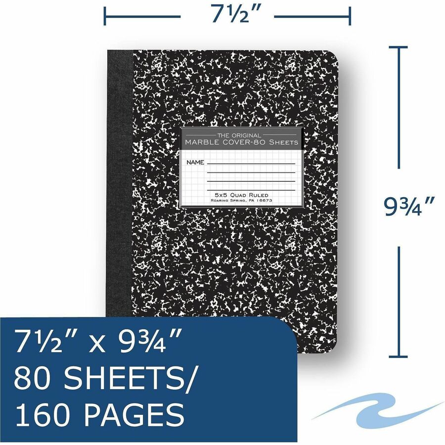 Roaring Spring Quad-Ruled Composition Notebooks