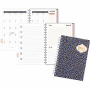 Mead CatCoq Berry Branches Weekly/Monthly Planner - Monthly, Weekly - 15 Month - October 2026 to December 2027 - 5 1/2" x 8 1/2" Sheet Size - Wire Bound - Poly Cover