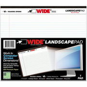 Roaring Spring Wide Landscape White Writing Pads