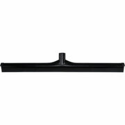 Sparta 24" Single-Blade Floor Squeegee - Rubber, Thermoplastic Rubber (TPR) Blade - 3.5" Height x 1" Width x 24" Length - Durable, Rust Resistant, Bend Resistant - Black - 1Each