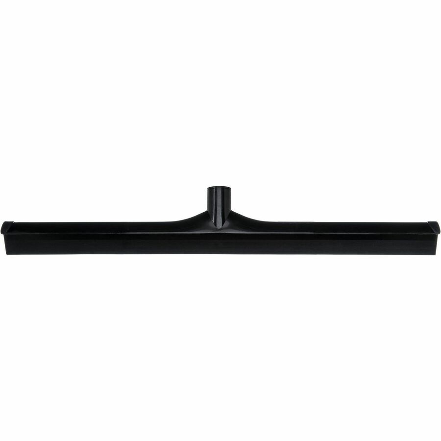 Sparta 24" Single-Blade Floor Squeegee - Rubber, Thermoplastic Rubber (TPR) Blade - 3.5" Height x 1" Width x 24" Length - Durable, Rust Resistant, Bend Resistant - Black - 1Each