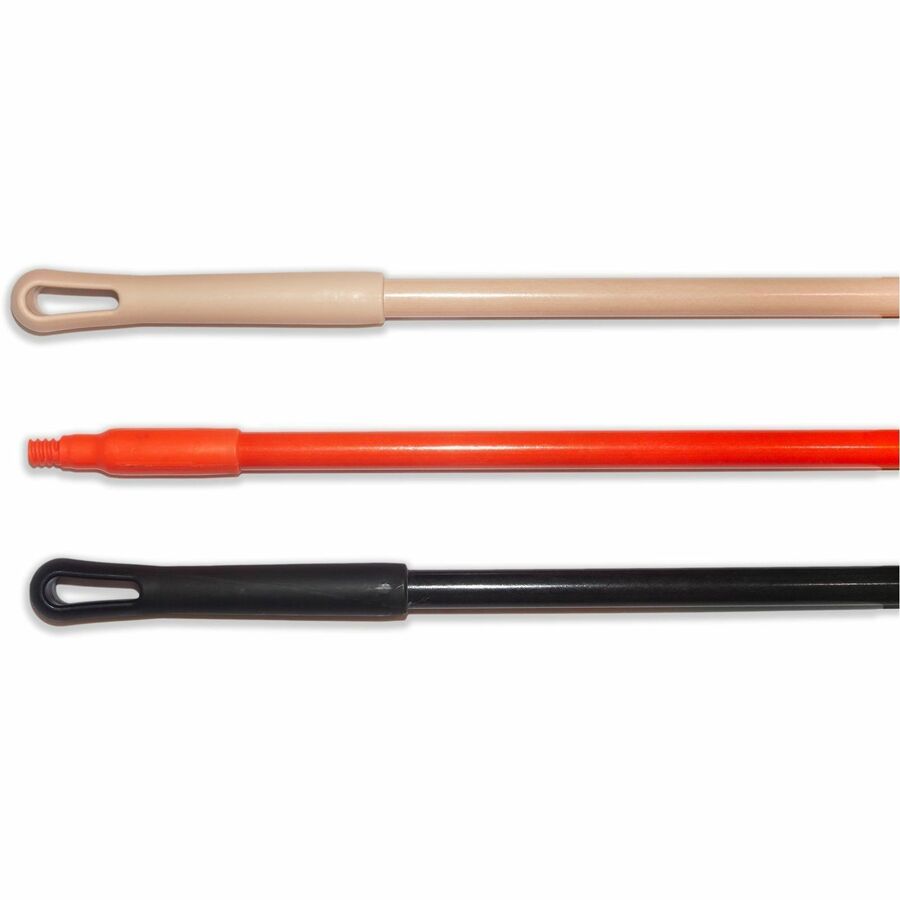 Sparta 60" Fiberglass Broom Handle - 60" Length x 1" Diameter - Black - Fiberglass, Polyester, Polypropylene - 1 Each