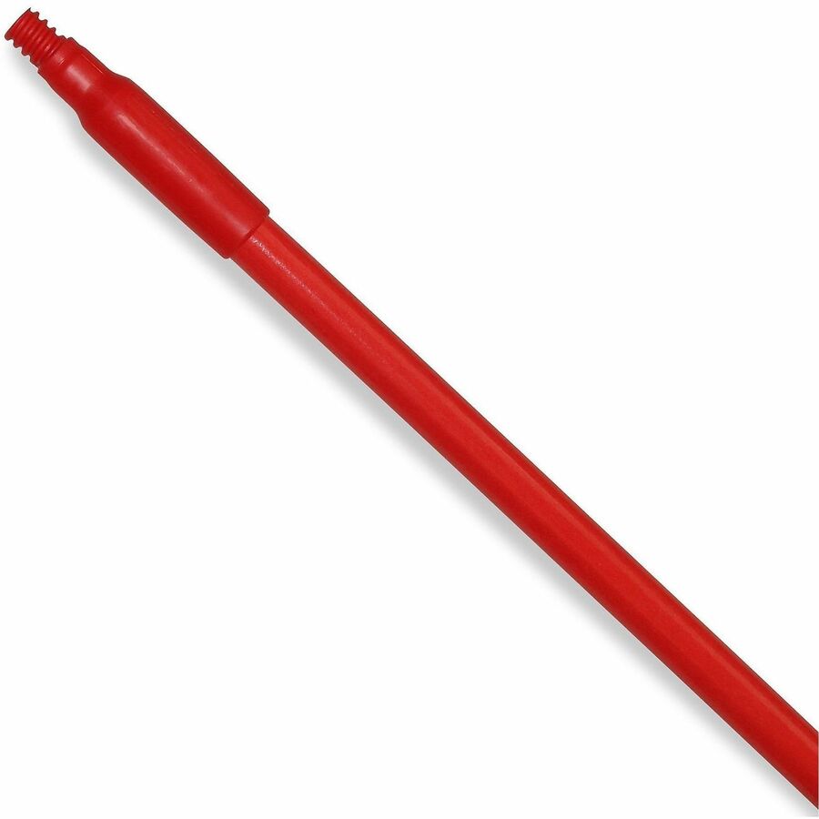 Sparta 60" Fiberglass Broom Handle - 60" Length x 1" Diameter - Red - Fiberglass, Polyester, Polypropylene - 1 Each