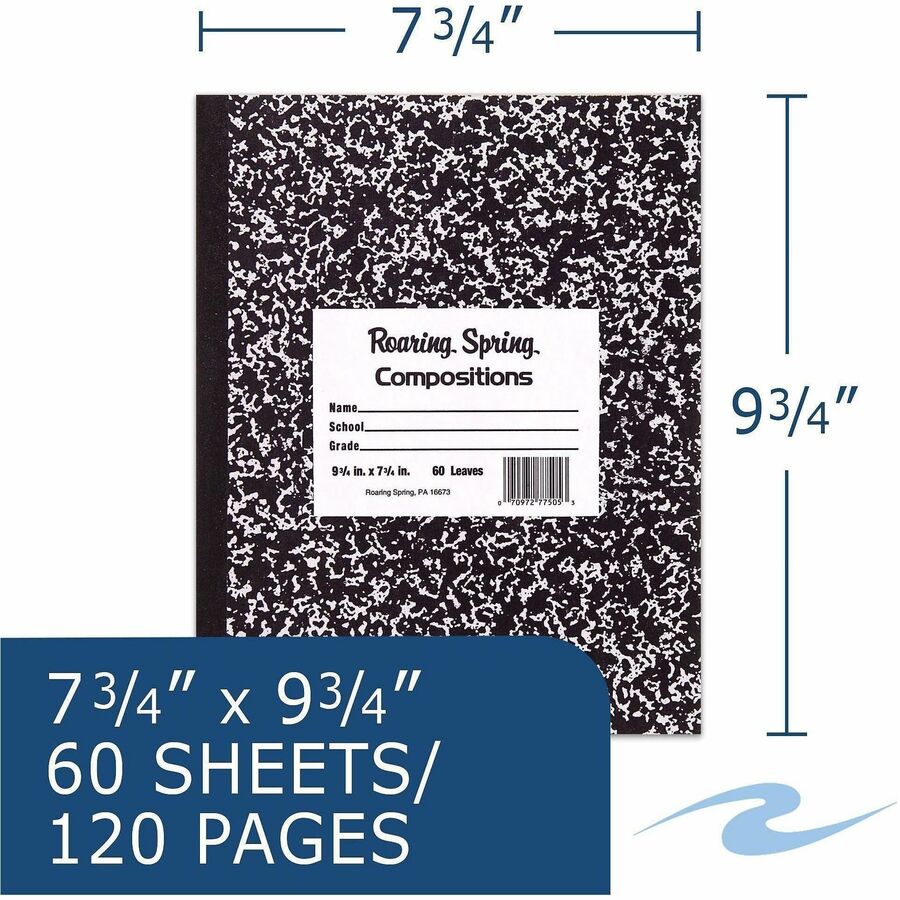 Roaring Spring Tape Bound Composition Notebooks