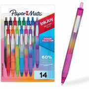 Paper Mate InkJoy 300 RT Pen Fashion-wrap Barrel - 1.0 mm Medium Pen Point - Retractable - Fashion Assorted Ink - Writing - 14 / Pack