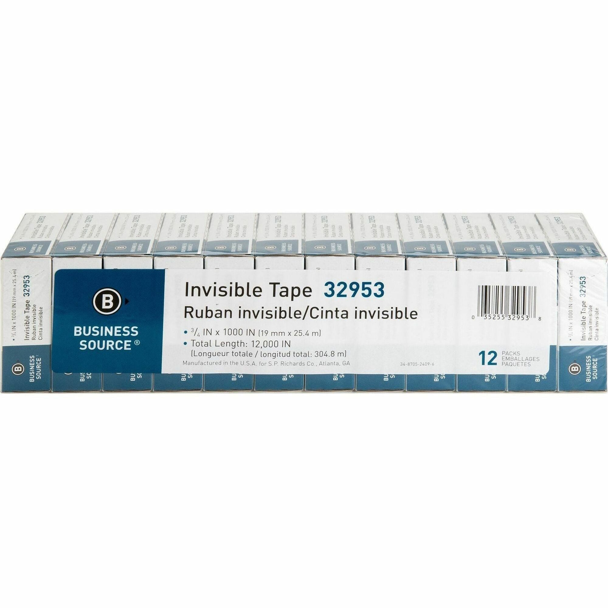 TAPE;ROLL;INV;3/4X1000;12PK