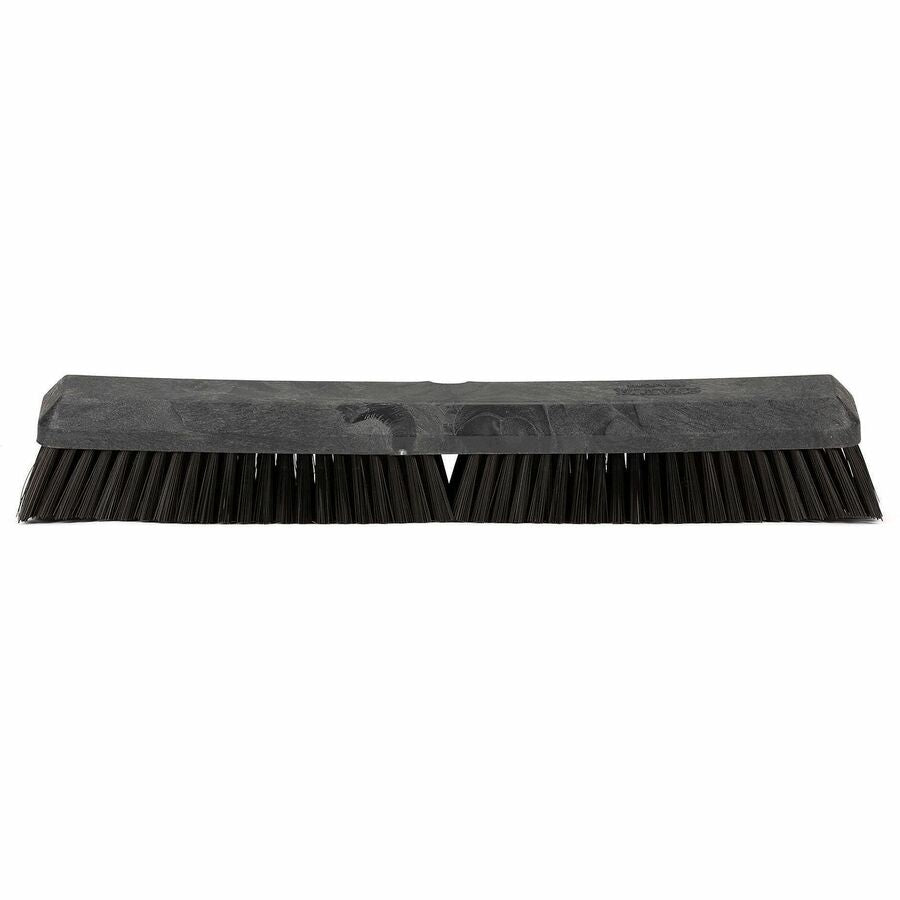 Sparta 8" Color-Coded Omni-Sweep Floor Sweep - 1.75" Polyester Bristle - 18" Overall Length - Black - 1 Each