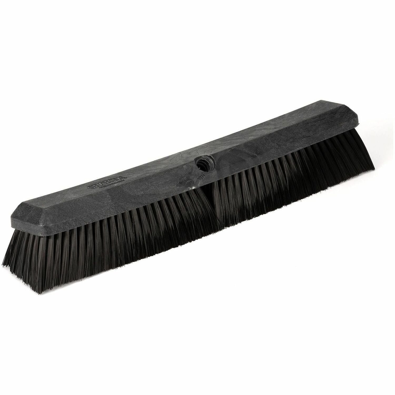 Sparta 8" Color-Coded Omni-Sweep Floor Sweep - 1.75" Polyester Bristle - 18" Overall Length - Black - 1 Each