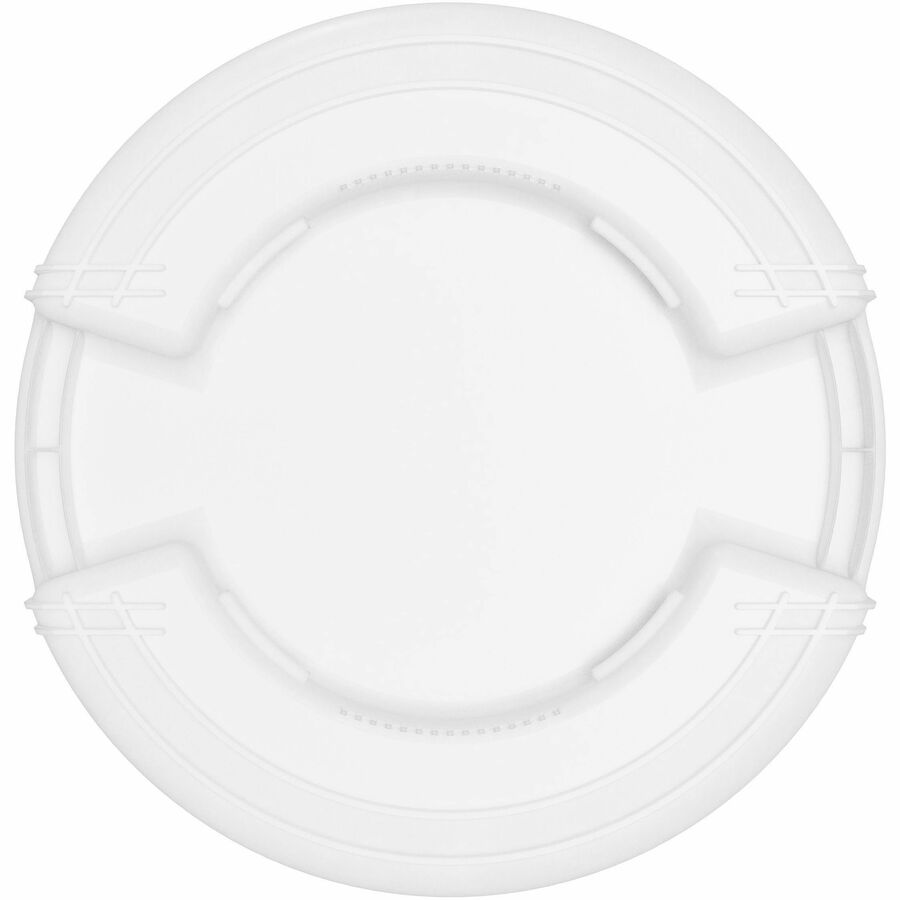 Sparta Bronco Round Waste Containers - Open Top - 44 gal Capacity - Round - Manual - 31.6" Height x 24.2" Width x 24.2" Depth - Plastic, Linear Low-Density Polyethylene (LLDPE) - White - 1 Each