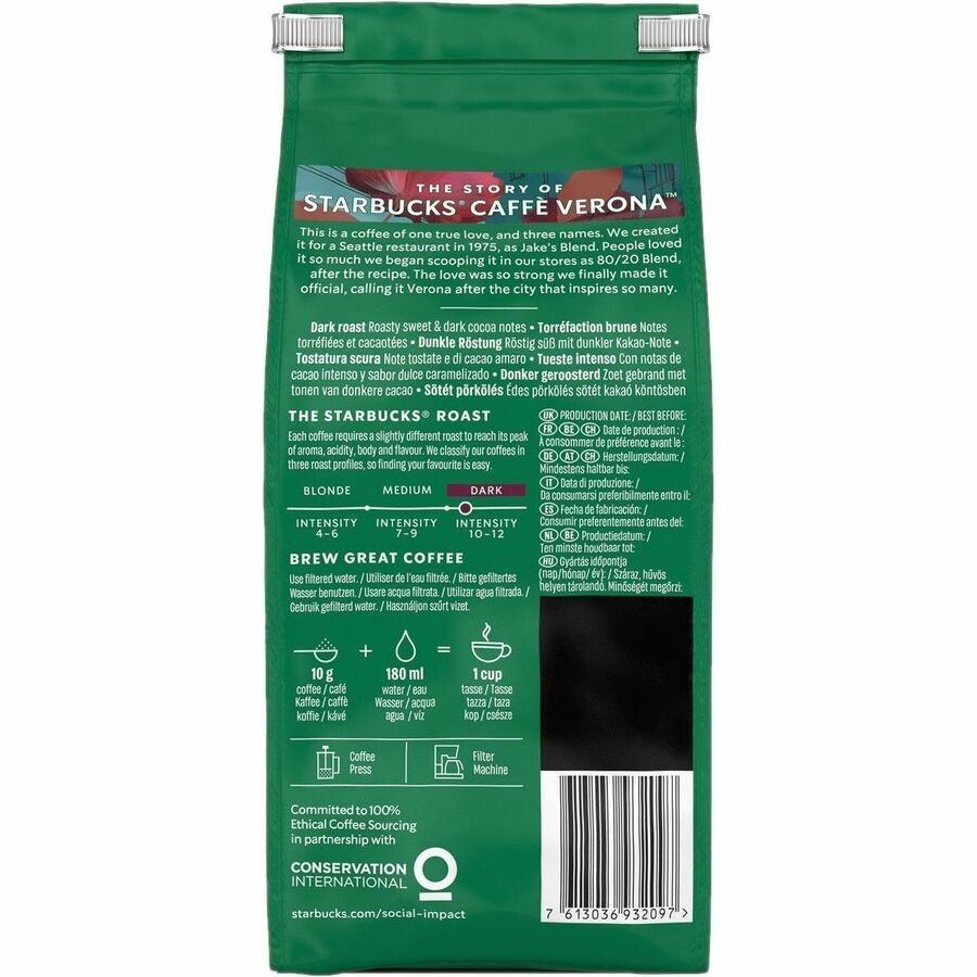 Starbucks Ground Caffe Verona Dark Roast Ground Coffee