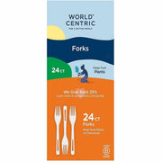 FORKS;6"; LT BGE;24 PK