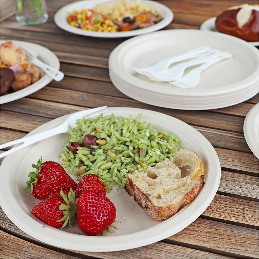 PLATE;FBR; 9";NTRL; 20PK