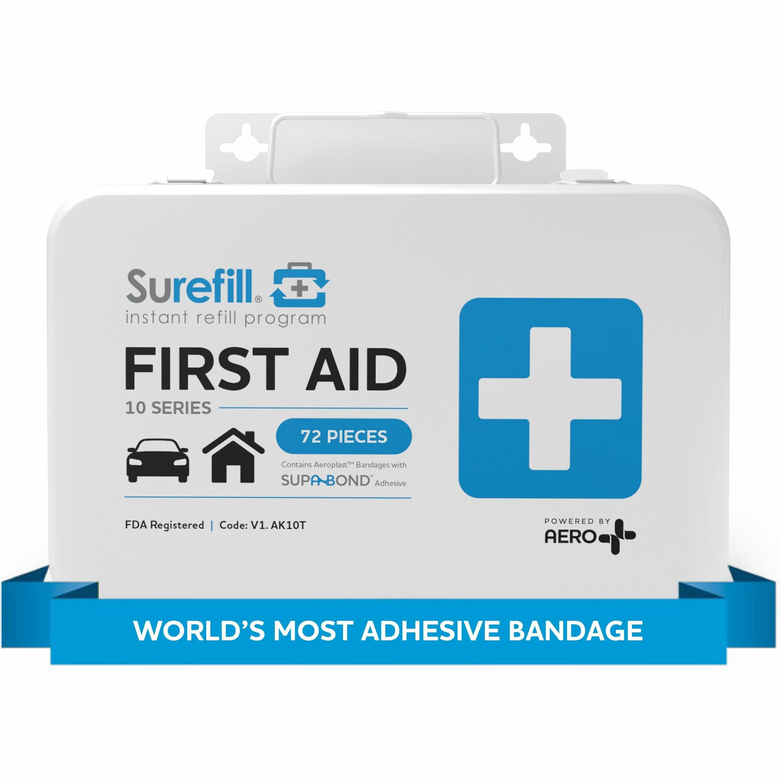 Aero Surefill All-Purpose Metal First-Aid Kit