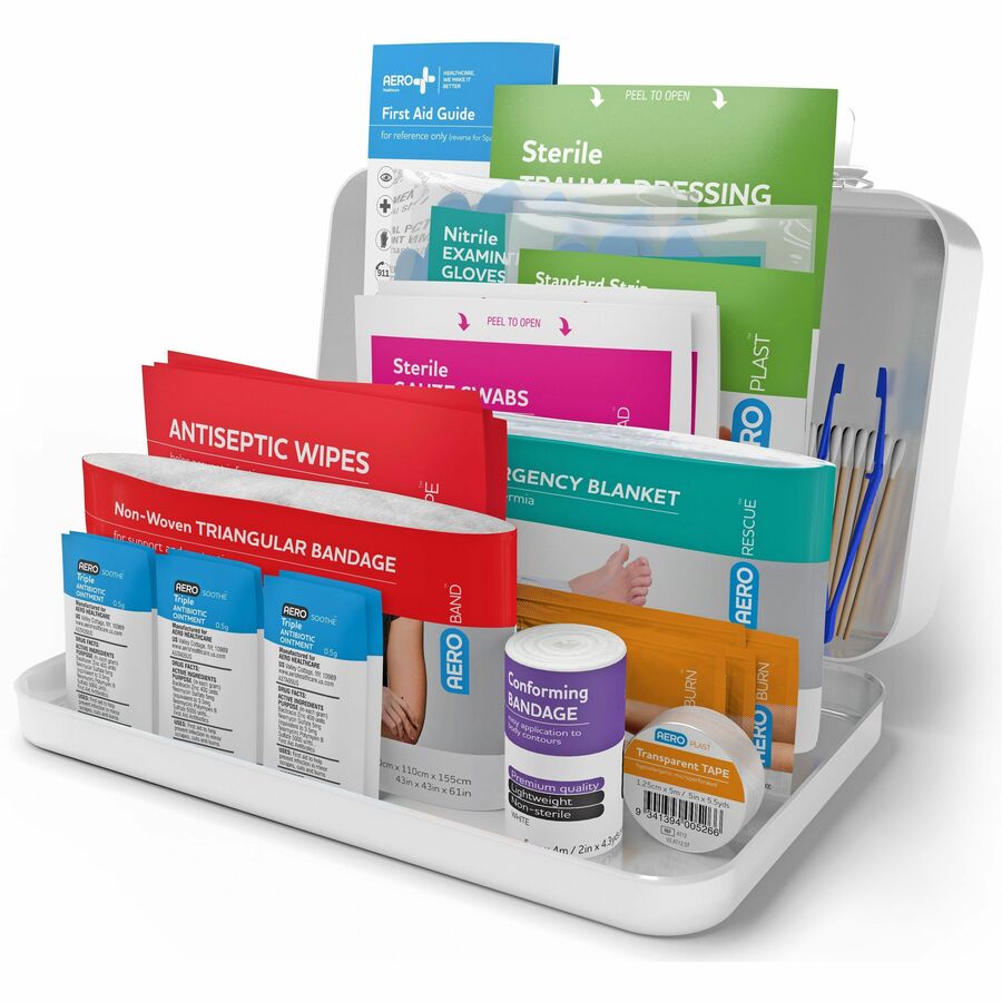 Aero Surefill All-Purpose Metal First-Aid Kit