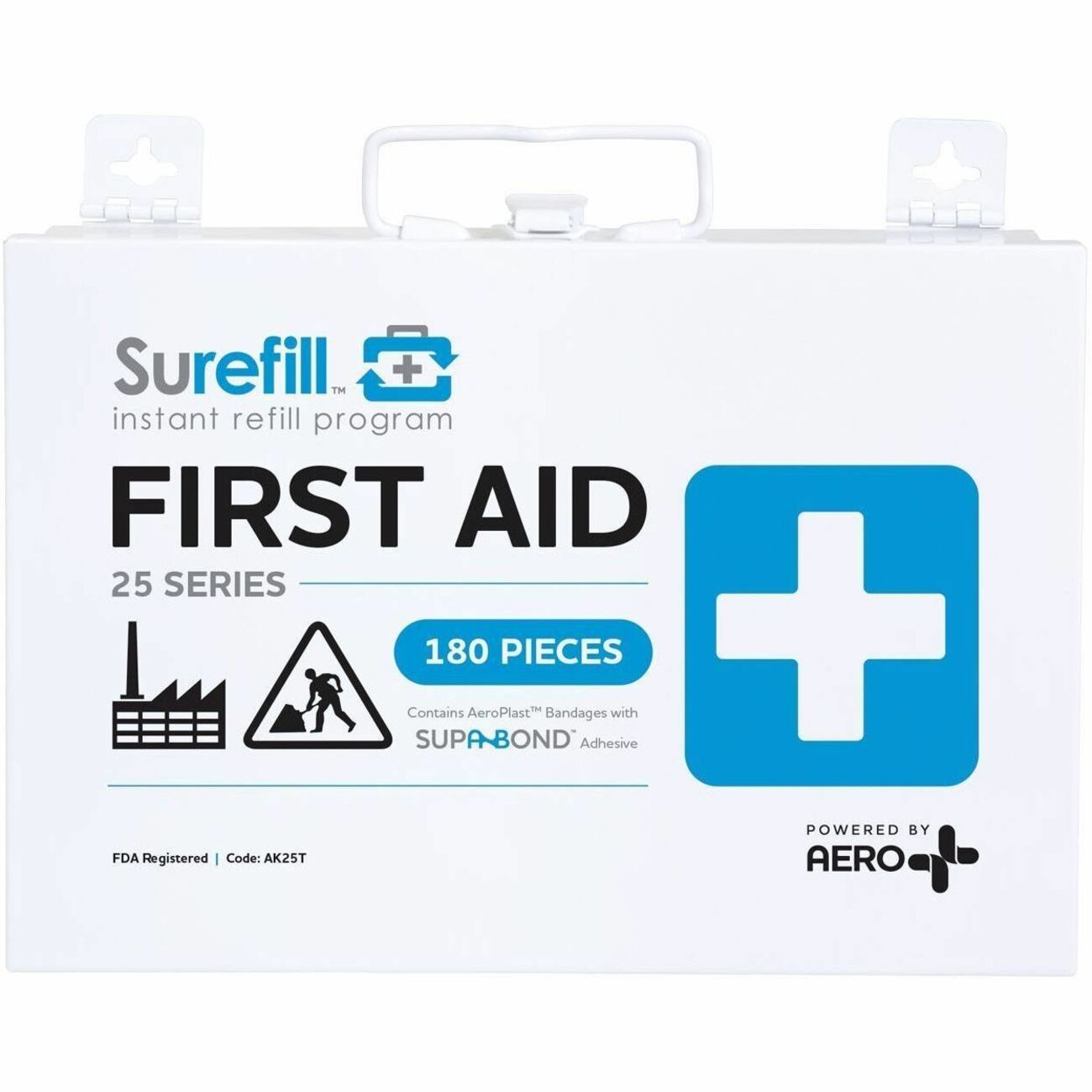 Aero Surefill All-Purpose Metal First-Aid Kit