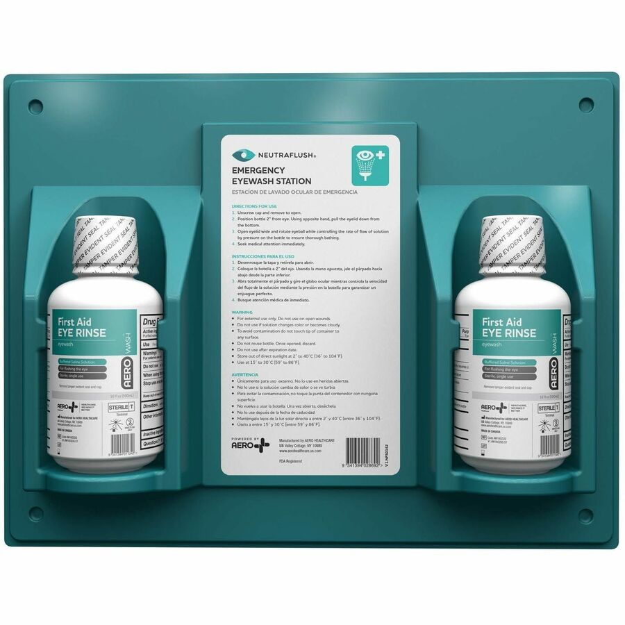 Aero NeutraFlush Eyewash Station Wall Unit