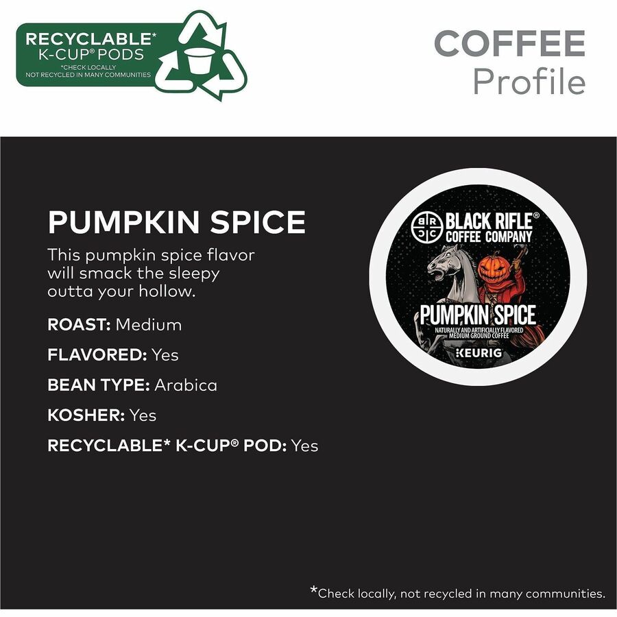 Black Rifle K-Cup, Pod Pumpkin Spice Coffee