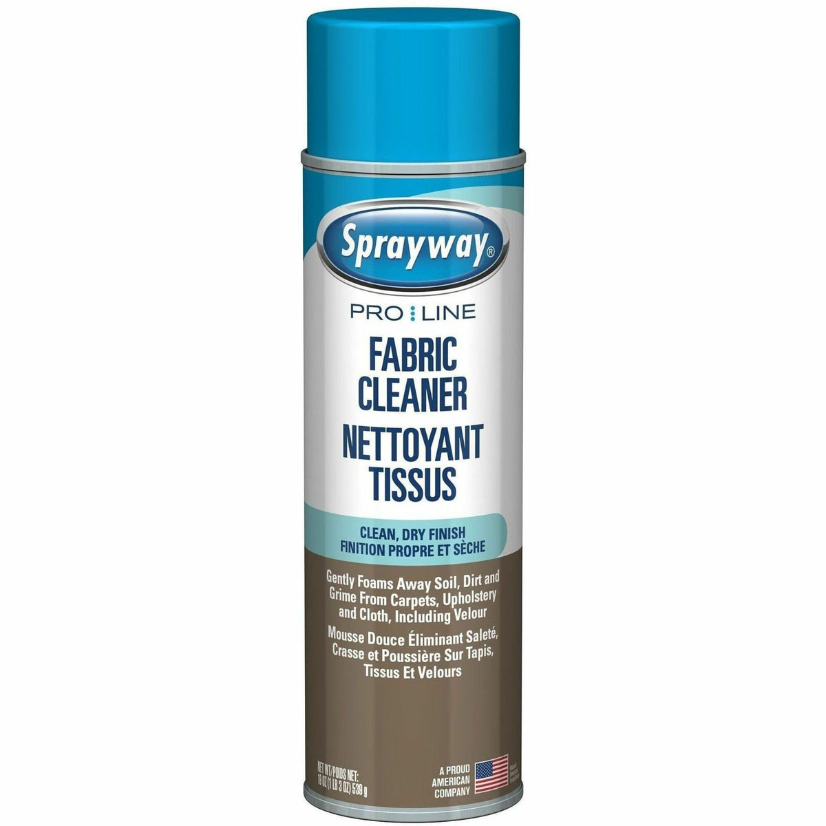Sprayway Professional Fabric Cleaner, 19 fl oz, Fresh Mint Scent, Foam, For Carpet, Fabric, Rugs and Floors, Removes Dirt, Soil and Residue, Quick-Drying
