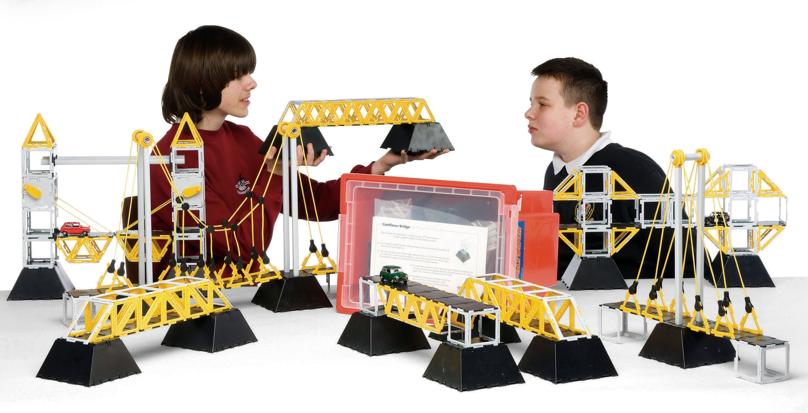 Polydron Bridge Set (1 at a time) 134 pieces