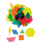 Transparent Pattern Blocks, Set of 49