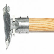 Genuine Joe Dust Mop Snap-on Wood Handle - 60" Length x 0.94" Diameter - Natural - Wood