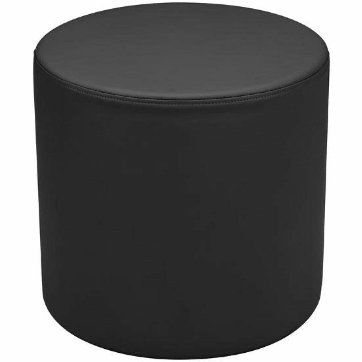 Learniture Shapes Series II Modular Soft Seating - Vinyl Seat Material - Engineered Wood Frame Material - Black Smooth Grain - Foam