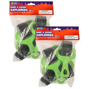 Paint & Dough Explorers, Set #3, 4 Per Set, 2 Sets