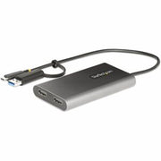 StarTech USB-C to Dual-HDMI Adapter  USB-C/a to 2x HDMI  4K 60Hz  100W PD Passthrough  1ft/30cm Cable  USB to HDMI Converter  TAA