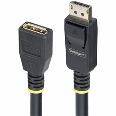 StarTech.com 10ft (3m) DisplayPort 1.4 Extension Cable DP 1.4 Port Saver Cable 8K 60Hz DP Male to Female Extension Adapter Cord DisplayPort Extension