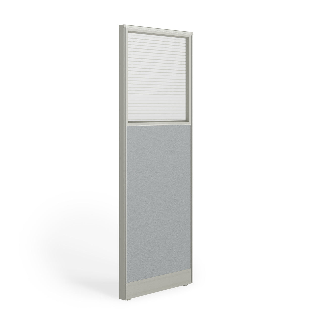 OfficeSource Panels II 24"W X 66"H Panel w/ Opaque View-Through - Moonlight