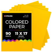 Hygloss Colored Paper - 11"x17", 90 count, Yellow