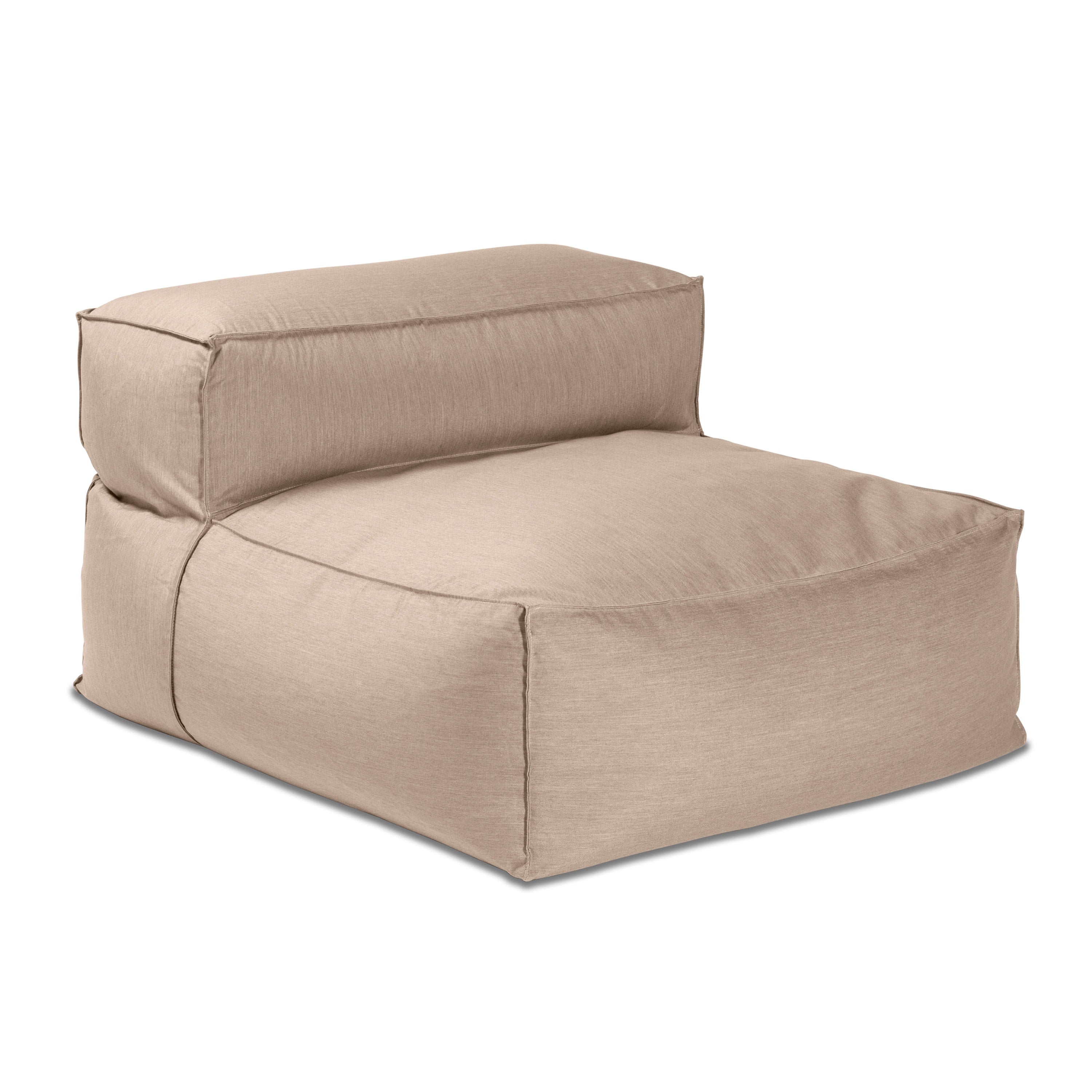Baya Outdoor Center Seat - Luxurious Oversized European Style Outdoor Soft Seating, Sunbrella Petal