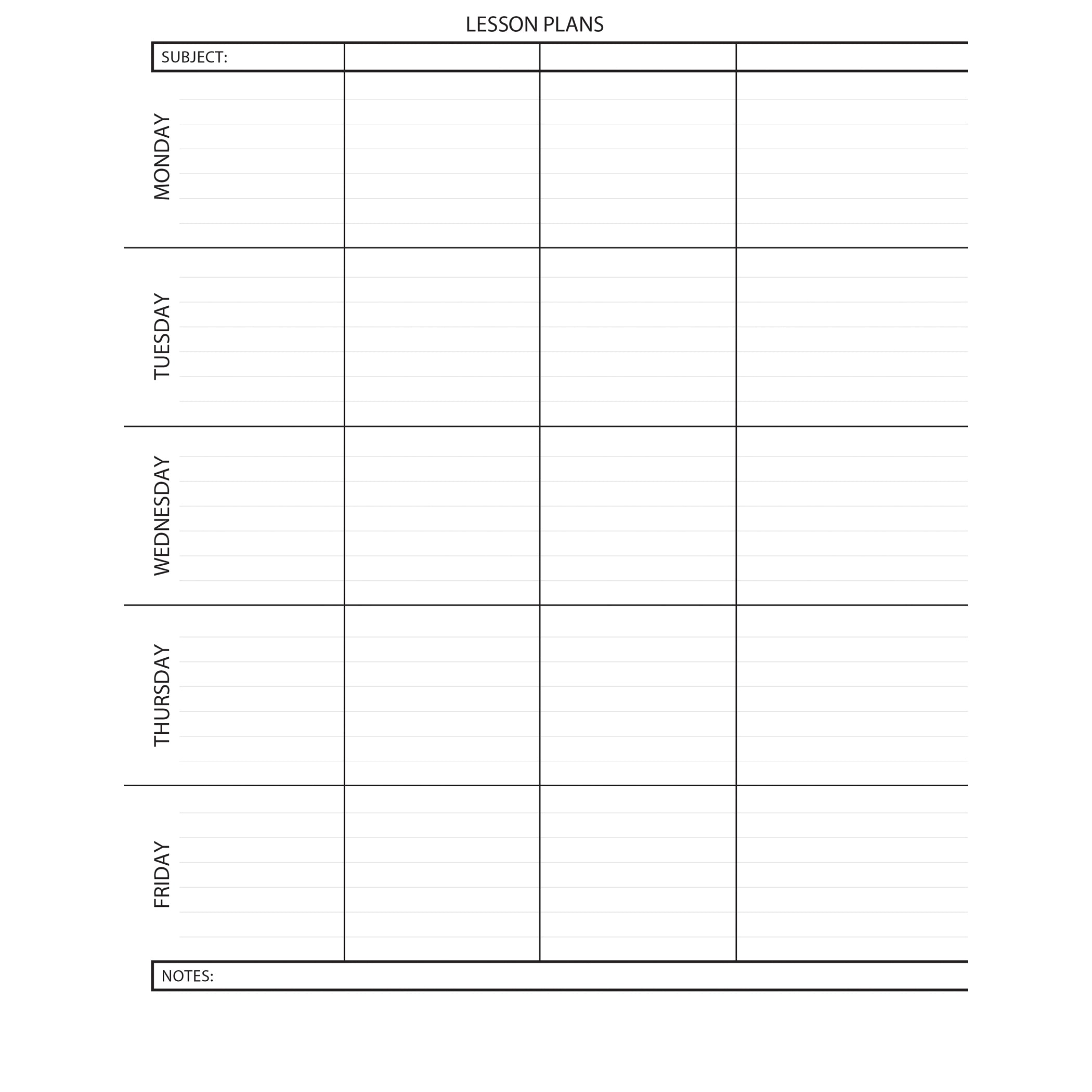 Lesson Planner Book