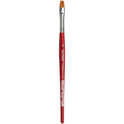 COSMOTOP-SPIN Silkpainting Brush, Synthetic, Watercolor, Flat, Size 8