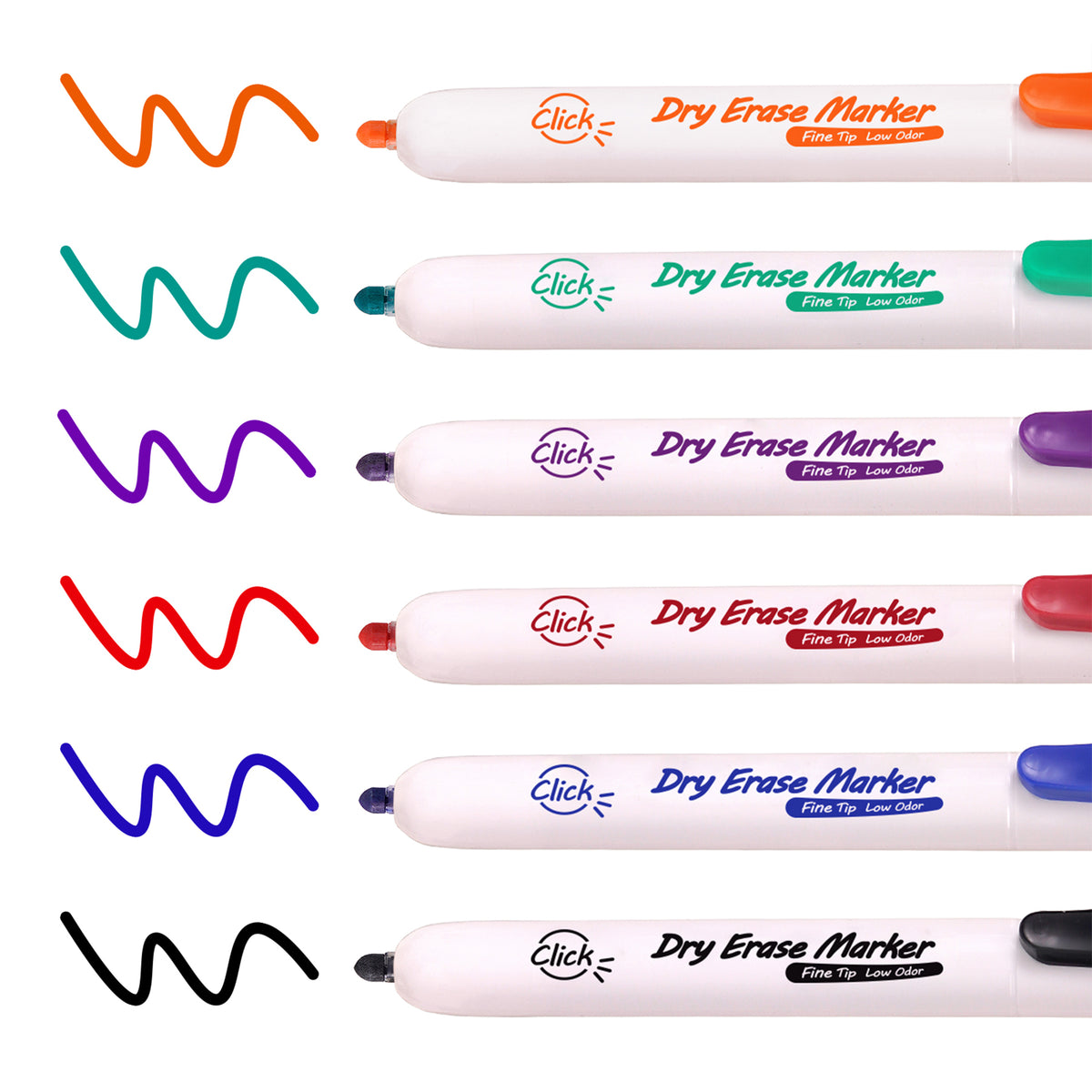 6PK RETRACT DR ERS MRKR FN PNT ASST