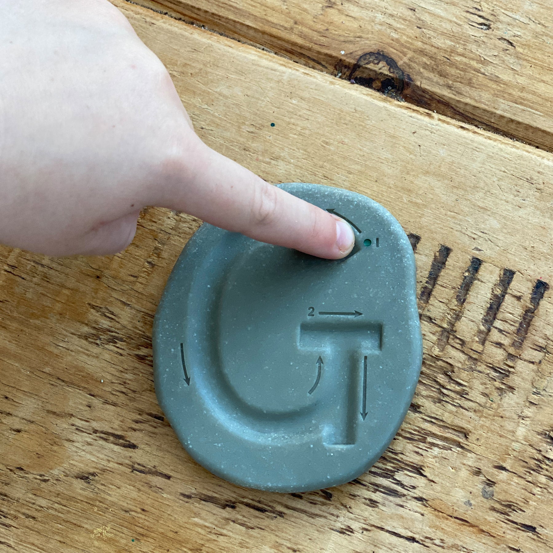 Feels-Write Uppercase Letter Stones
