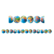 Border - 12 Strips Ea. 3"x36" - Globes Die-Cut