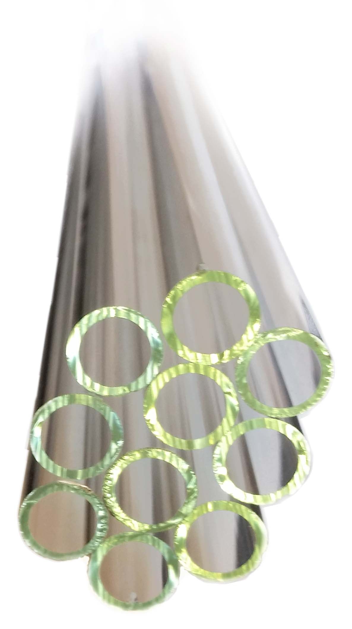 Tubing Borosilicate Glass 10mm OD x 24 inches length. Pack 1 pound. Case 10.