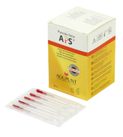 APS, Dry Needle, 0.25 x 25 mm, Red tip, Box of 100