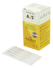 APS, Dry Needle, 0.30 x 40 mm, White tip, Box of 100