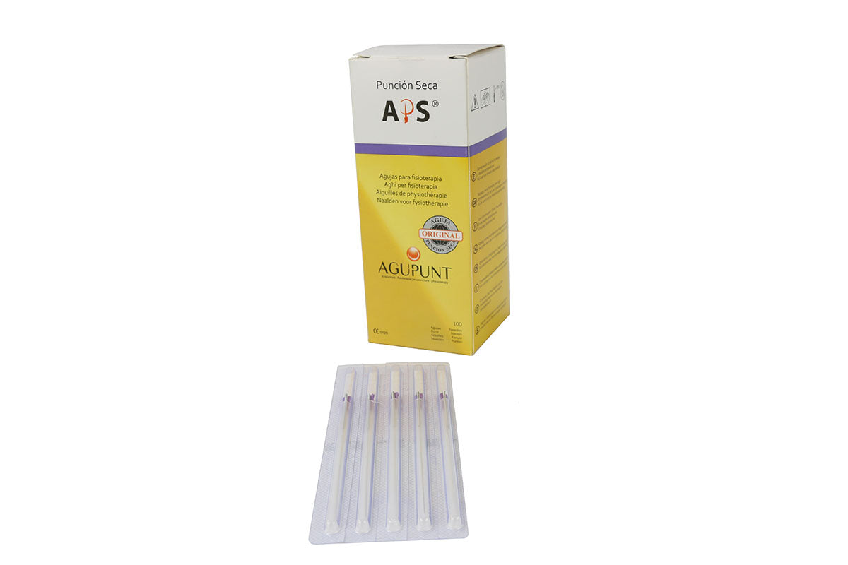 APS, Dry Needle, 0.30 x 60 mm, Purple tip, Box of 100