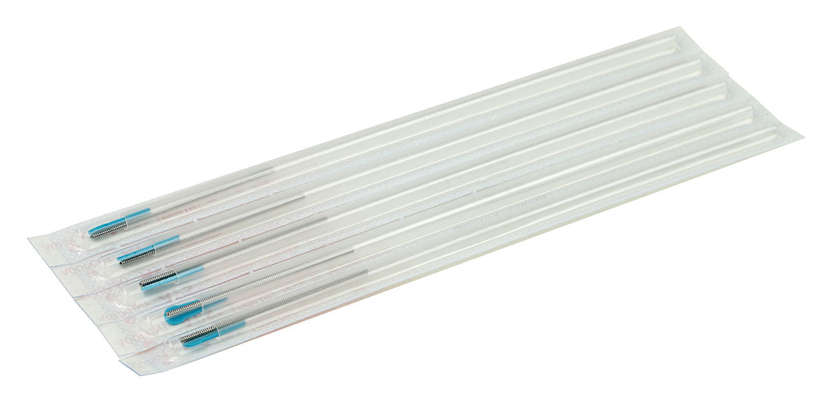 APS, Dry Needle, 0.30 x 100 mm, Turquoise tip, Box of 100