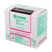 SEIRIN J-Type Acupuncture Needles, Size 4 (0.23mm) x 30mm, Box of 100 Needles