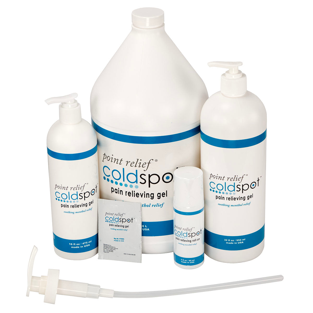 Point Relief ColdSpot Lotion - Gel Tube - 4 oz, 12 each