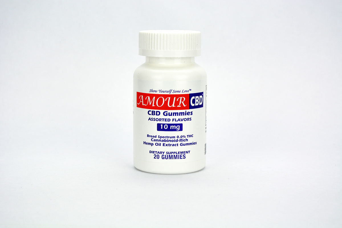 AmourCBD 10 mg Gummies (20 ct)
