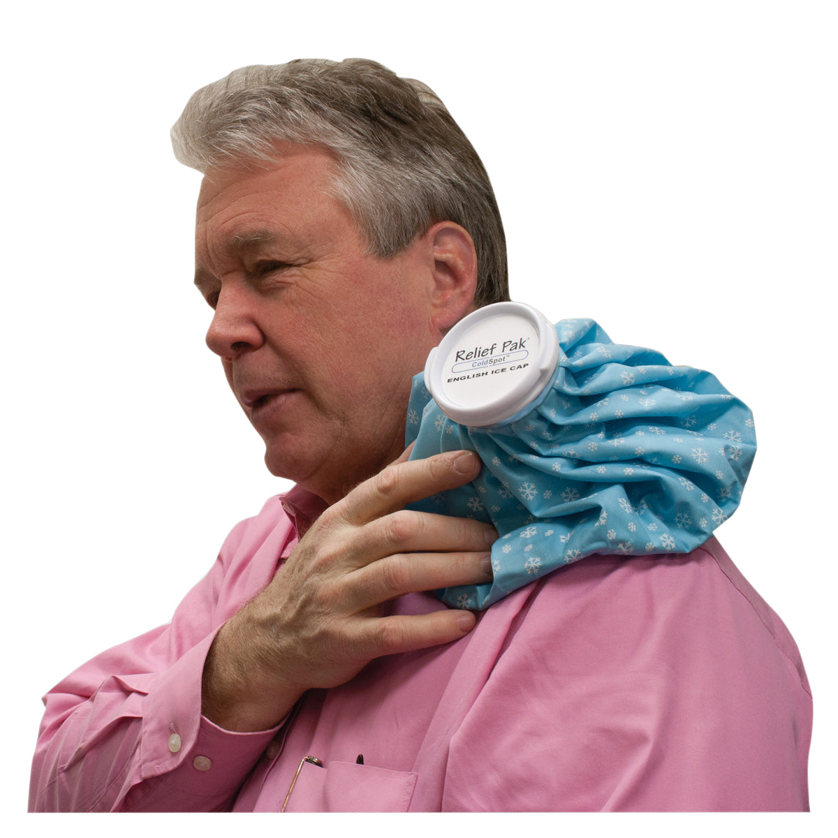 Relief Pak English ice cap reusable ice bag - 11" diameter