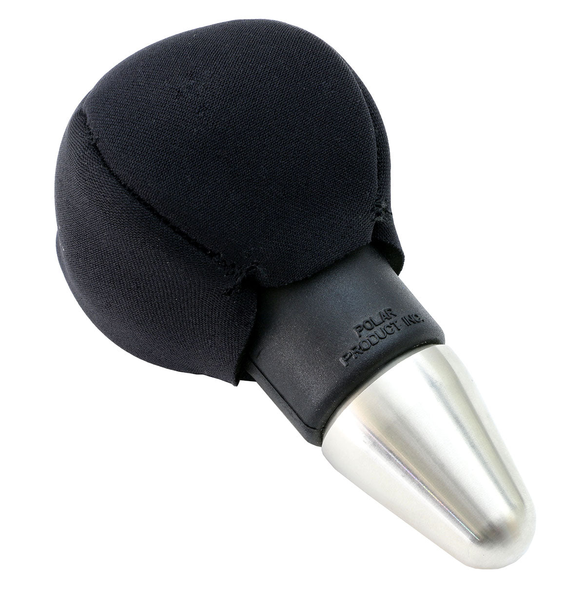 Roller Ice ball-style ice massager fitted neoprene bulb cover
