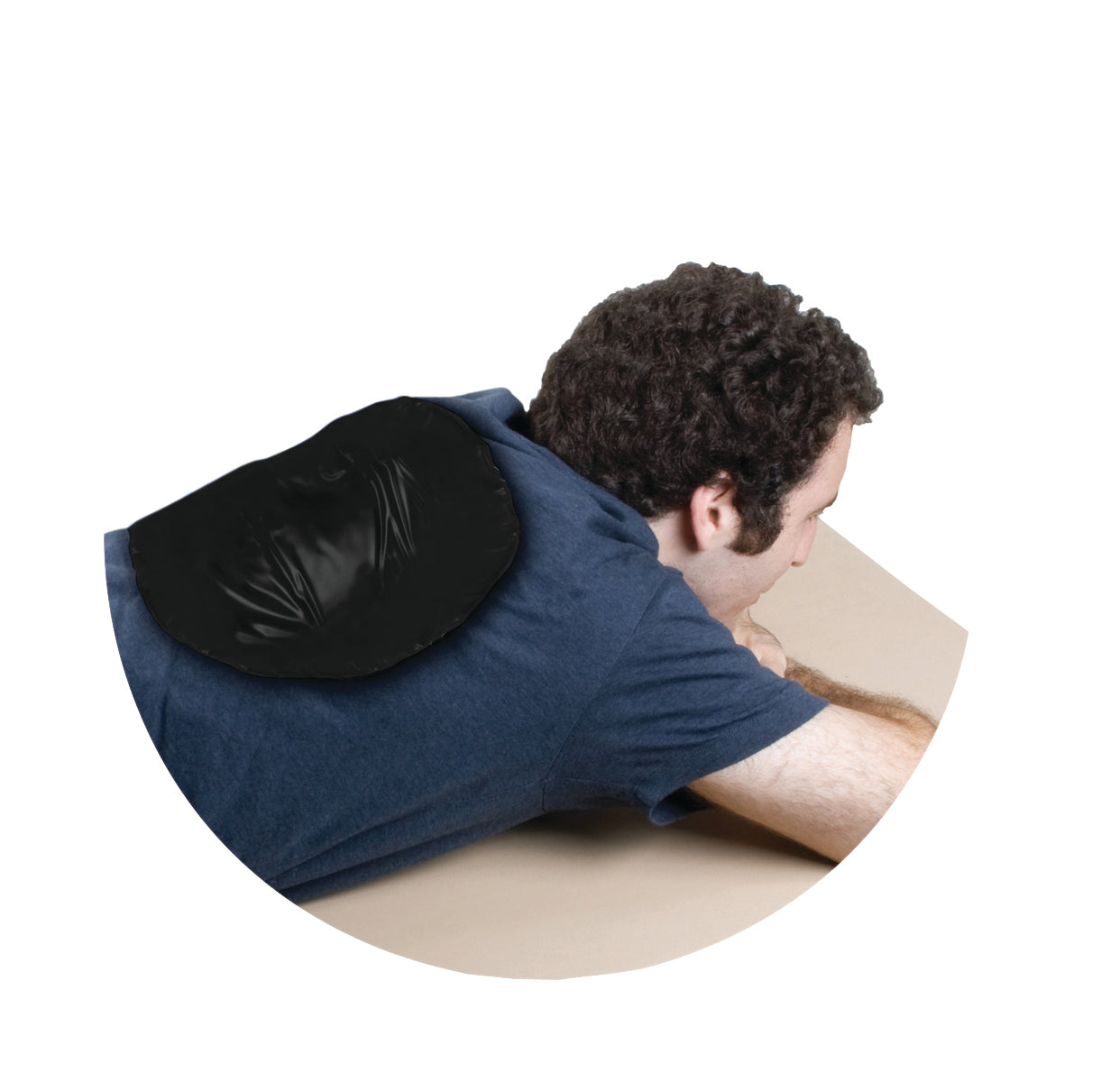 Relief Pak ColdSpot Black Urethane Pack - circular - 10" diameter - Case of 12